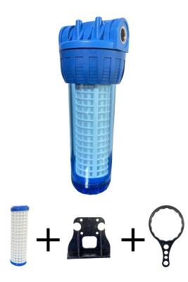 Daire Girişi Yıkanabilir Filtreli Su Arıtma Filtre Kabı 3/4 INC - Filter Store