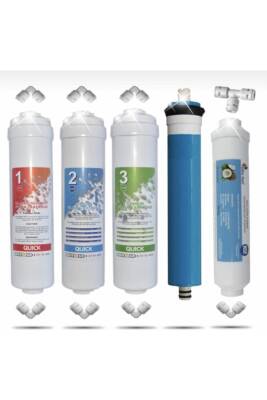 Kapalı Kasa Su Arıtma Cihazlarına Uyumlu 5'lı Filtre Seti - Filter Store